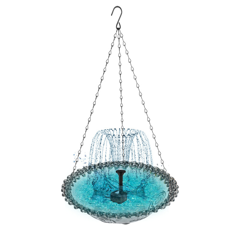 🔥Hot Sale 50% OFF🔥 ✨Hanging outdoor fountain with bird bath and feeding station⛲🐦